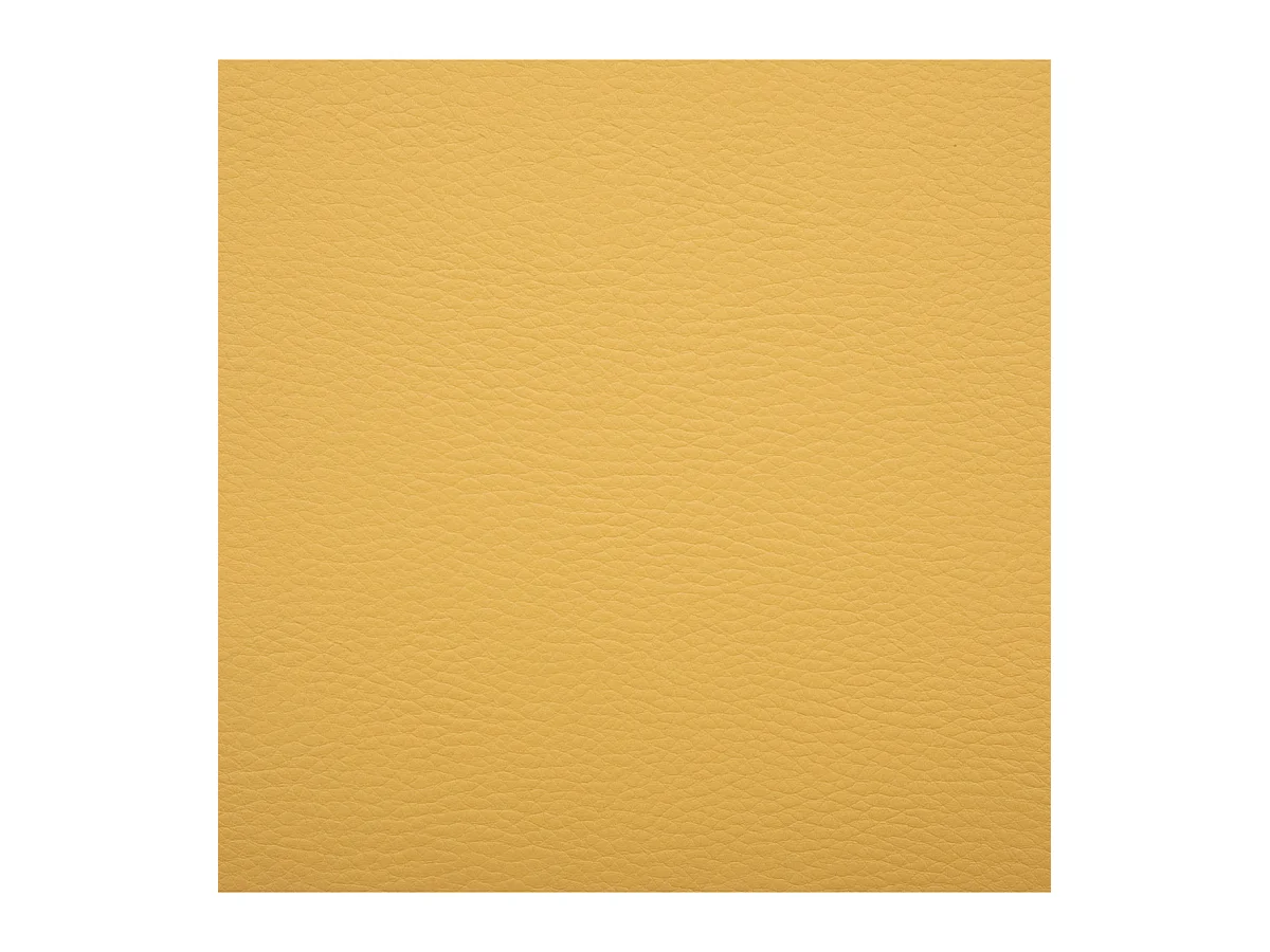 Tabouret de bar confortable Assise Jaune Ocre et Pieds en Bois H 92 cm