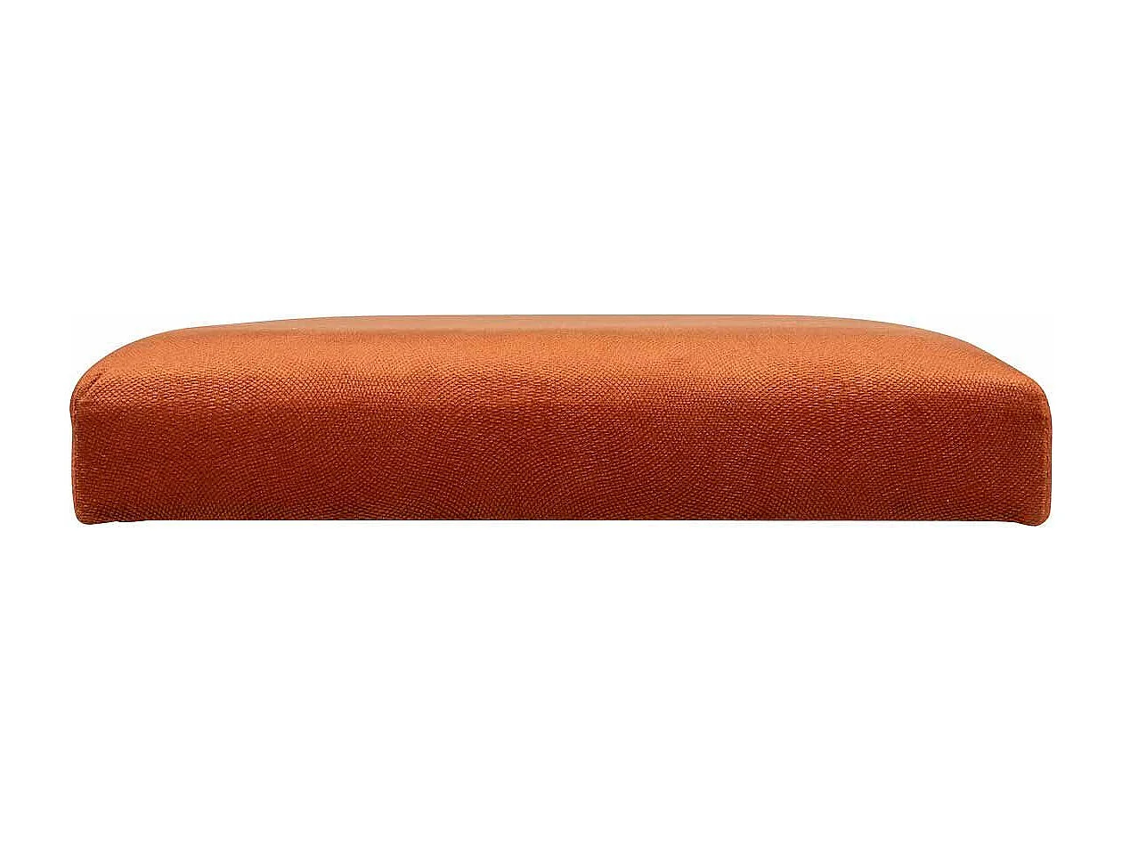 Pouf pliant et Coffre de rangement en tissu Ambre 76 x 38 cm