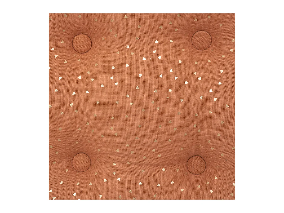 Coussin de sol Berlingot Terracotta 40 x 40 cm