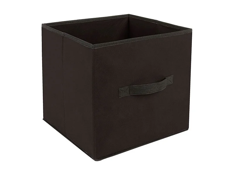 Boîte de Rangement Carrée "Mix n'Modul"" 31x31cm Noir