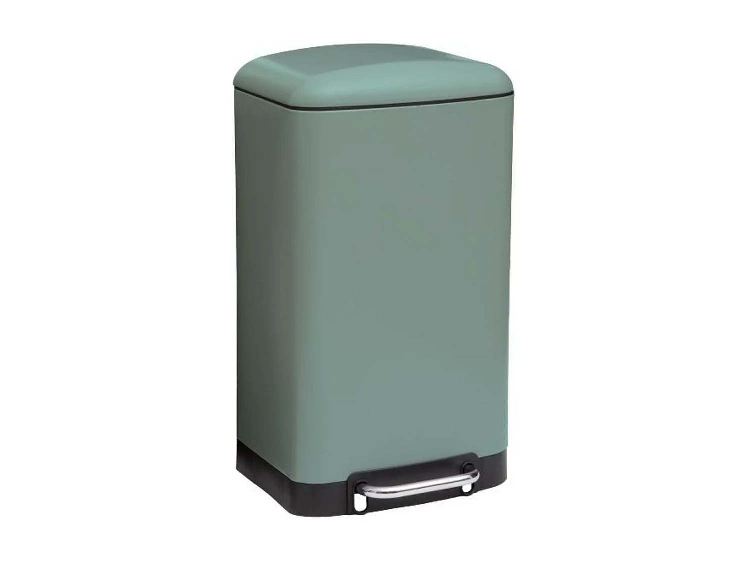 Mülleimer aus Metall mit herausnehmbarem Behälter 30 L 30 L