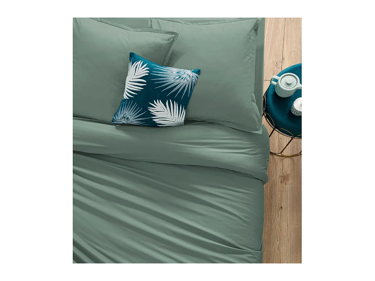 Taie d'Oreiller "Intérieur" 50x70cm Celadon