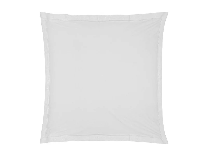 Capa de almofada algodão branco de 63x63cm