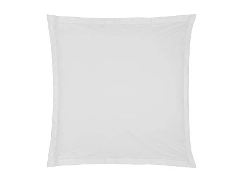 Capa de almofada algodão branco de 63x63cm