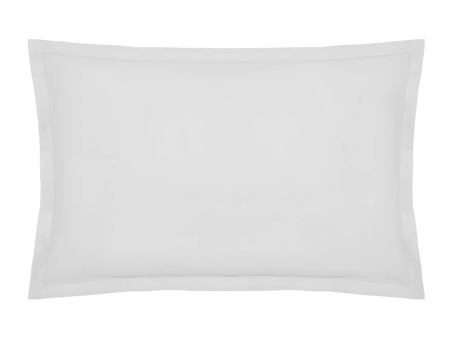 Capa de almofada algodão branco de 50X70cm