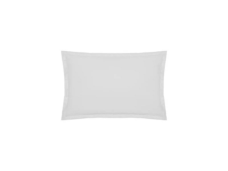 Capa de almofada algodão branco de 50X70cm