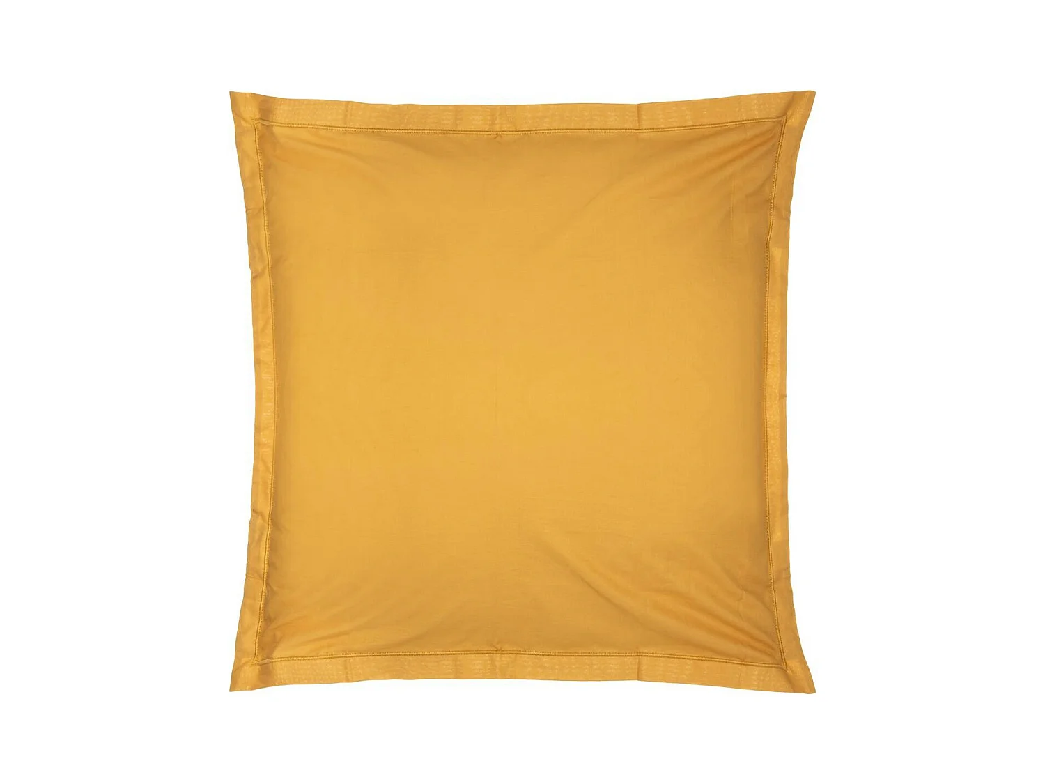 Taie d'Oreiller "Intérieur" 63x63cm Ocre