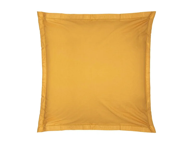Kissenbezug Baumwolle ocker 63x63cm