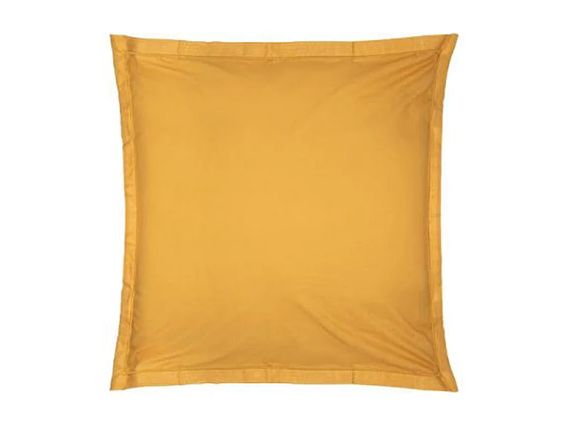 Kissenbezug Baumwolle ocker 63x63cm