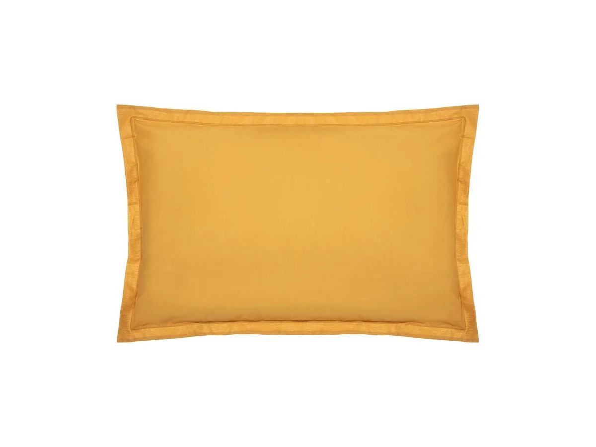 Taie d'Oreiller "Intérieur" 50x70cm Ocre