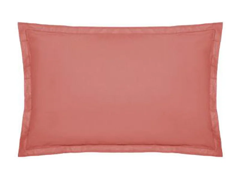 Capa de almofada de algodão rosa 50x70cm (50x70cm)