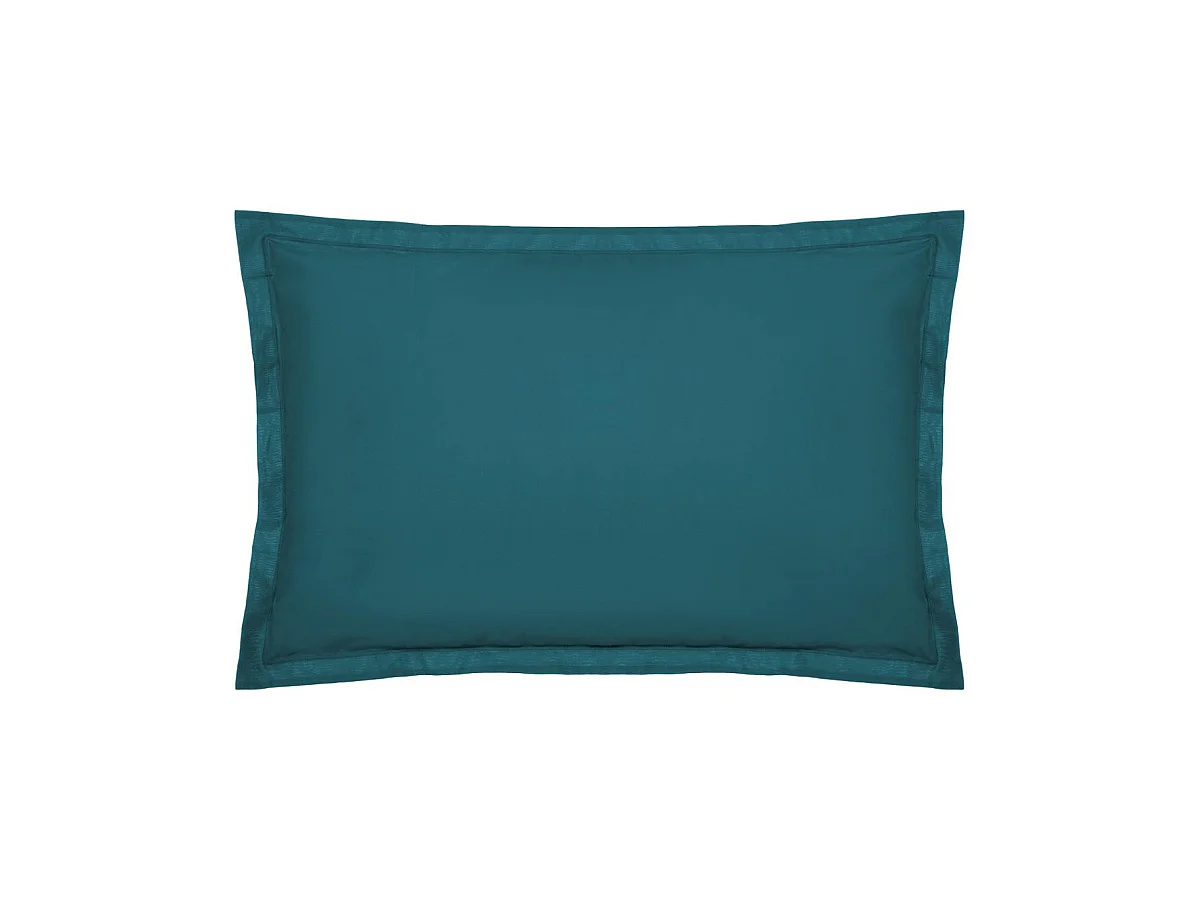 Taie d'Oreiller "Intérieur" 50x70cm Bleu Canard