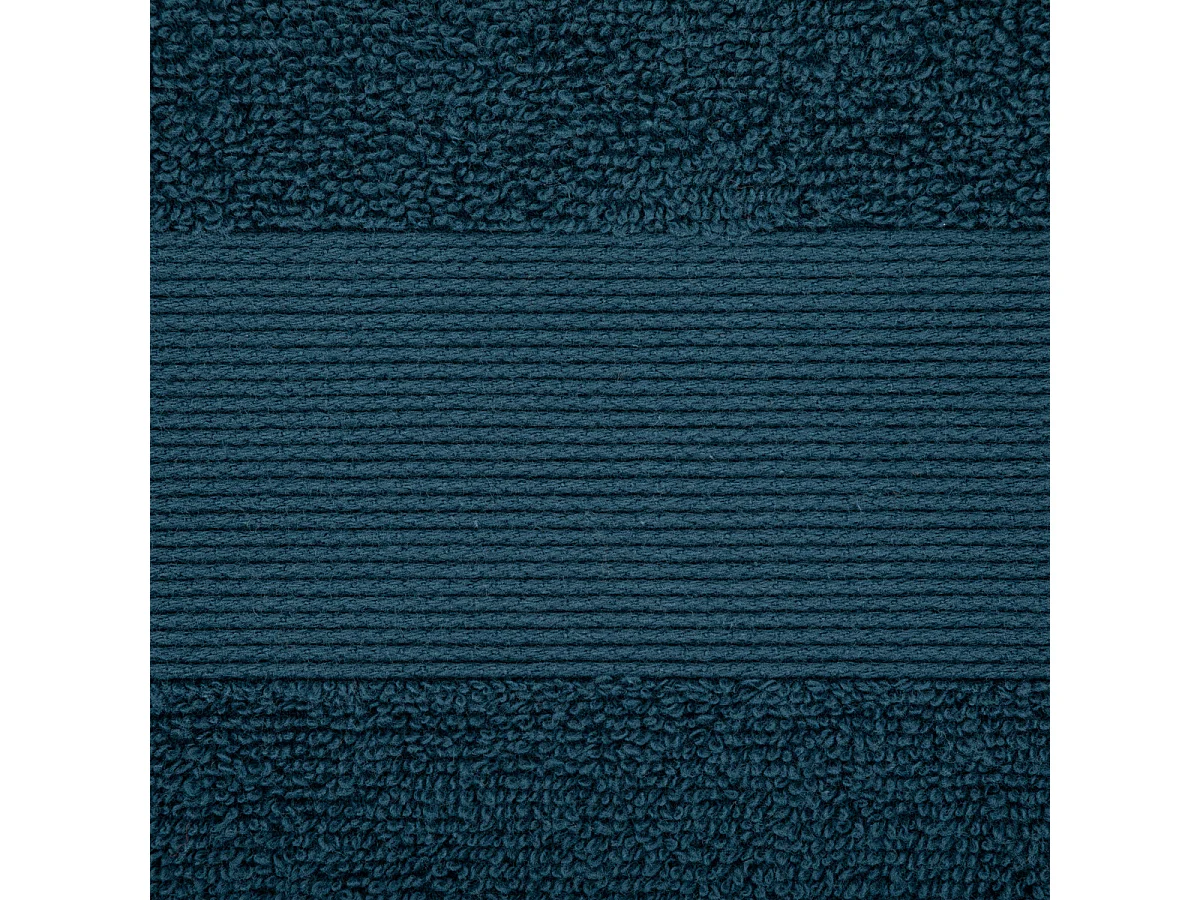 Drap de bain en Coton Bleu Egéen tissu éponge 70 x 130 cm