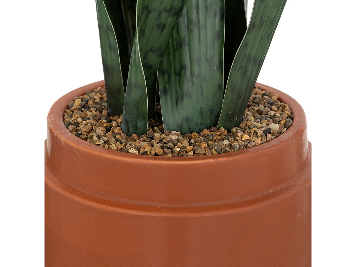 Plante artificielle dans pot en céramique H 70 cm