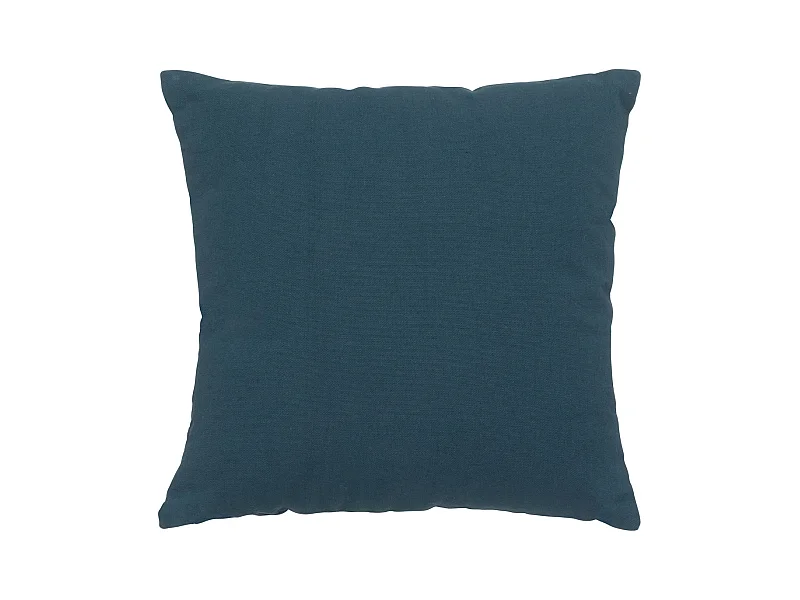 Coussin déhoussable en Coton Bleu Egéen 38 x 38 cm