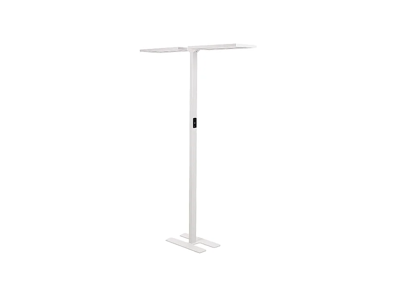 Lampa podłogowa LED SCULPTOR Z czujnikiem ruchu Metal Biały