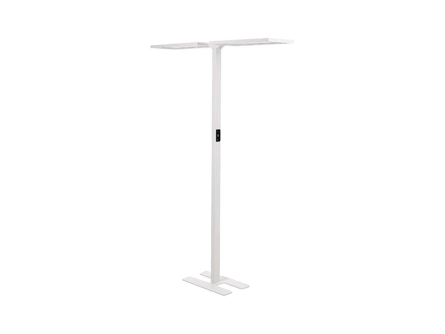 Lampadaire LED SCULPTOR Avec détecteur de mouvement Métal Blanc