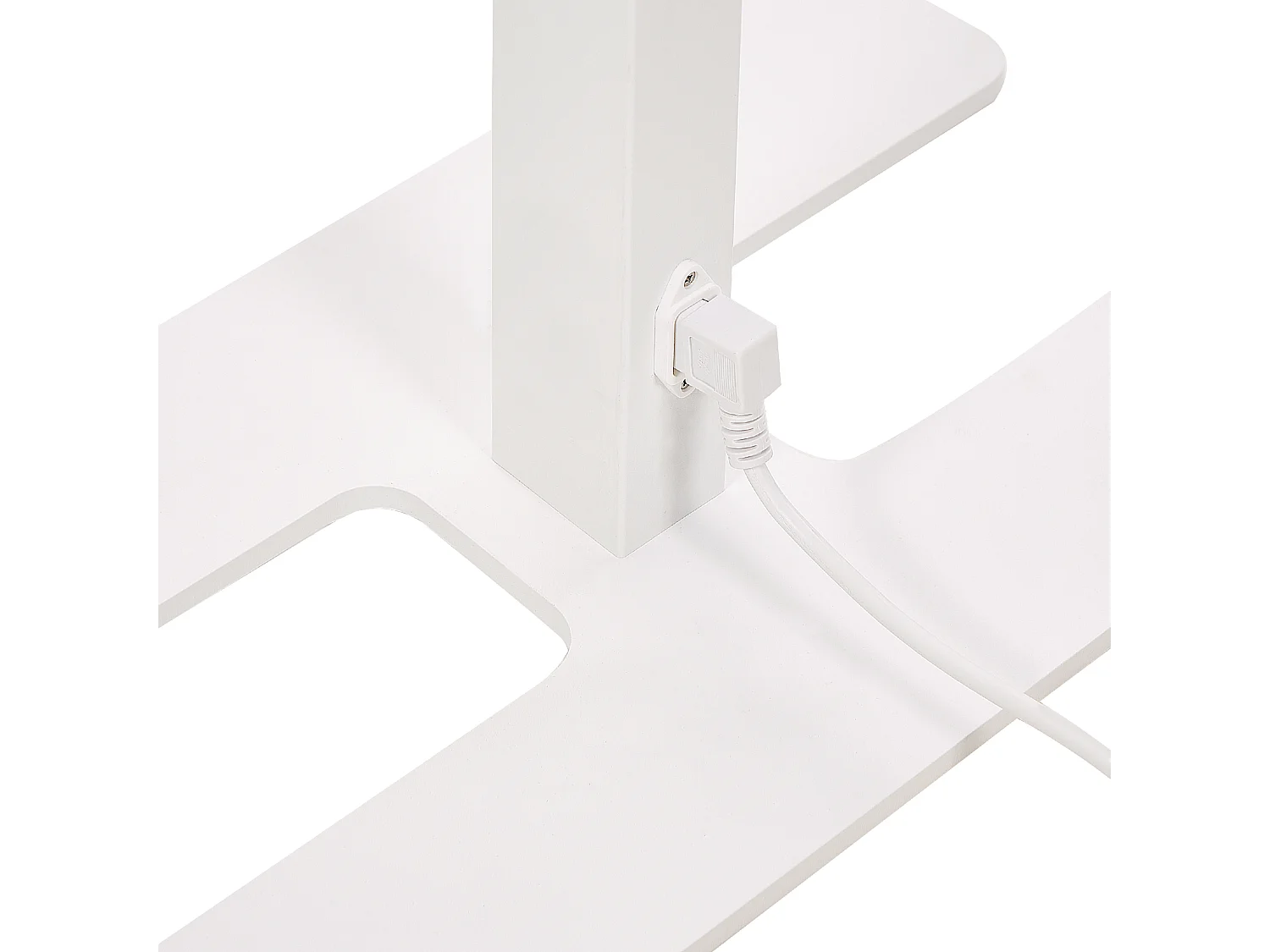 Lampadaire LED SCULPTOR Avec détecteur de mouvement Métal Blanc