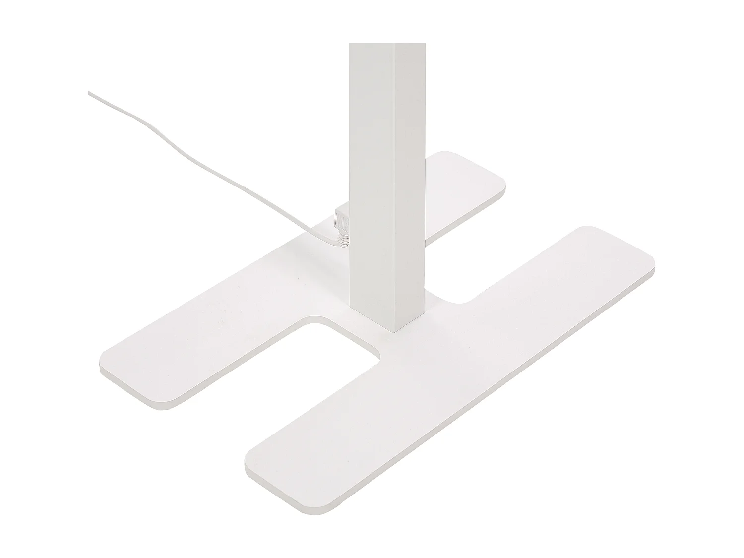 Lampadaire LED SCULPTOR Avec détecteur de mouvement Métal Blanc