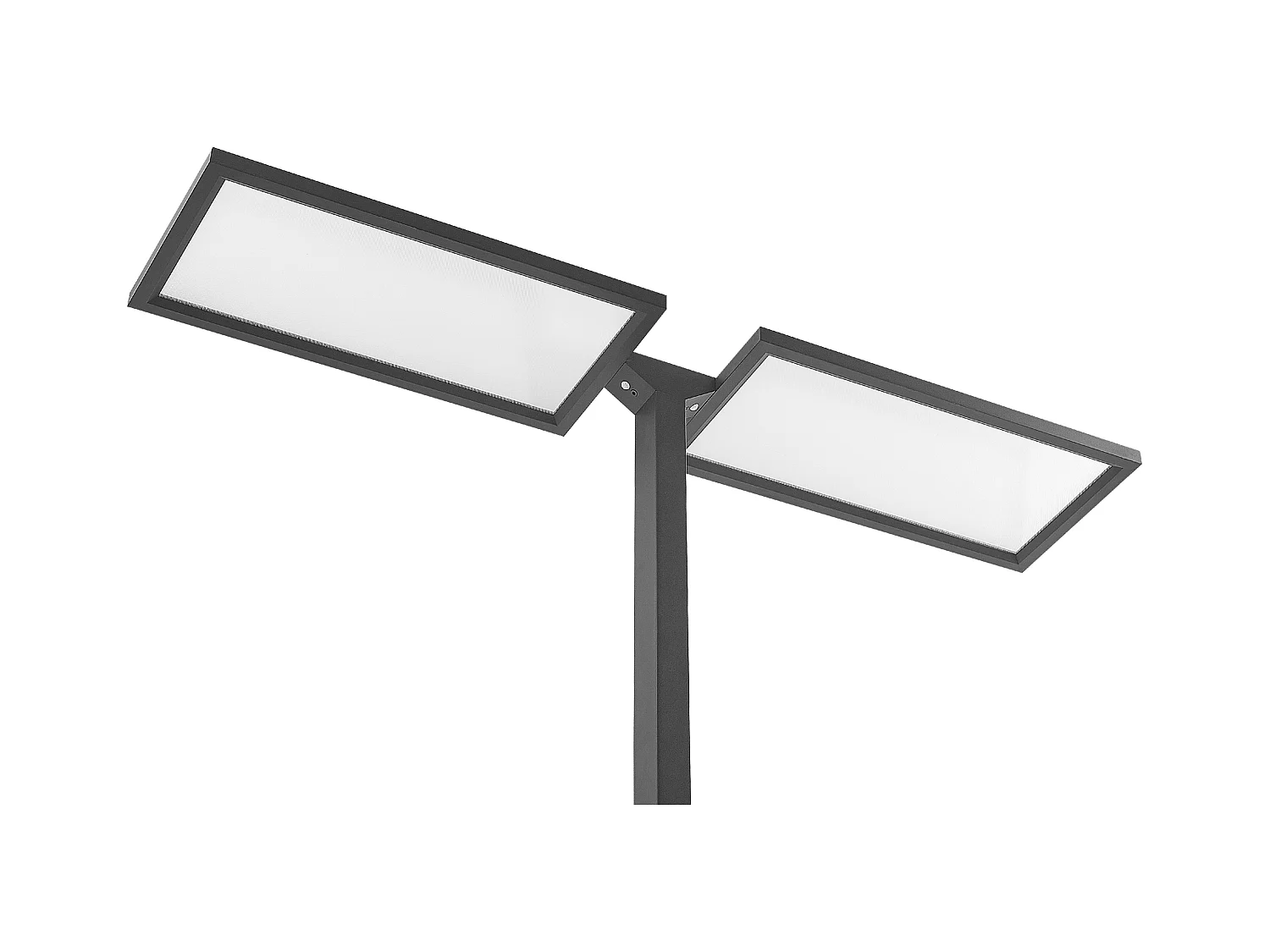 LED staande lamp SCULPTOR Met bewegingssensor Metaal Zwart