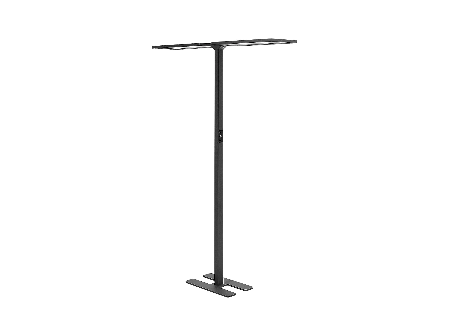 Lampadaire LED SCULPTOR Avec détecteur de mouvement Métal Noir