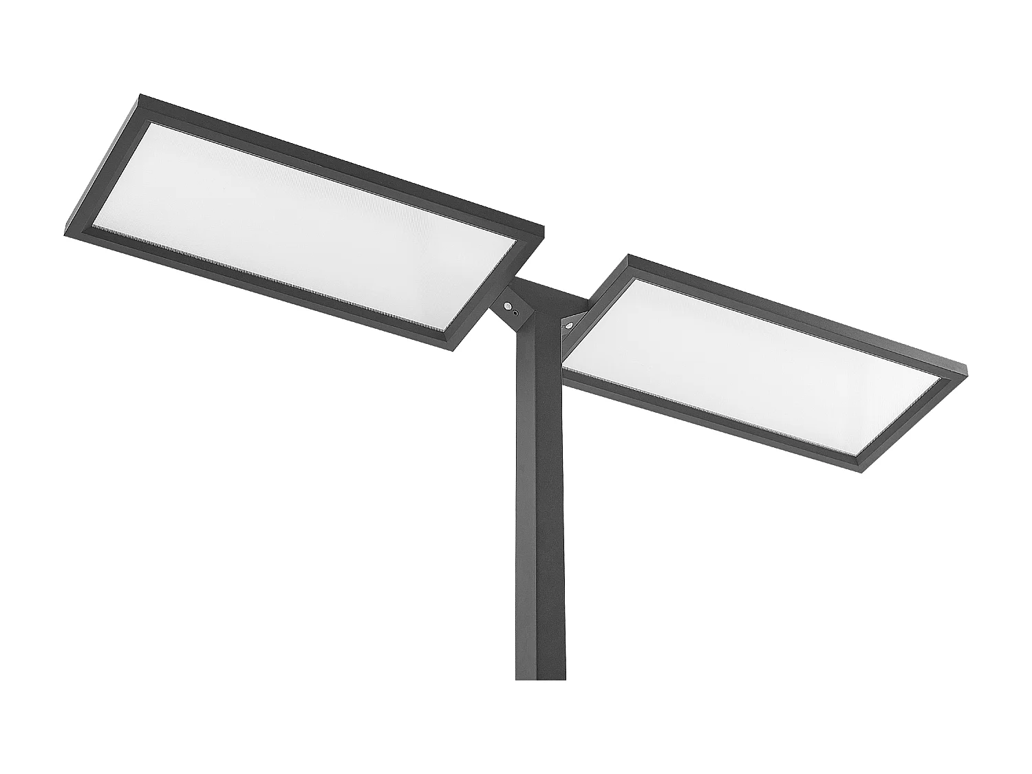 Candeeiro de pé LED SCULPTOR Com sensor de movimento Metal Preto