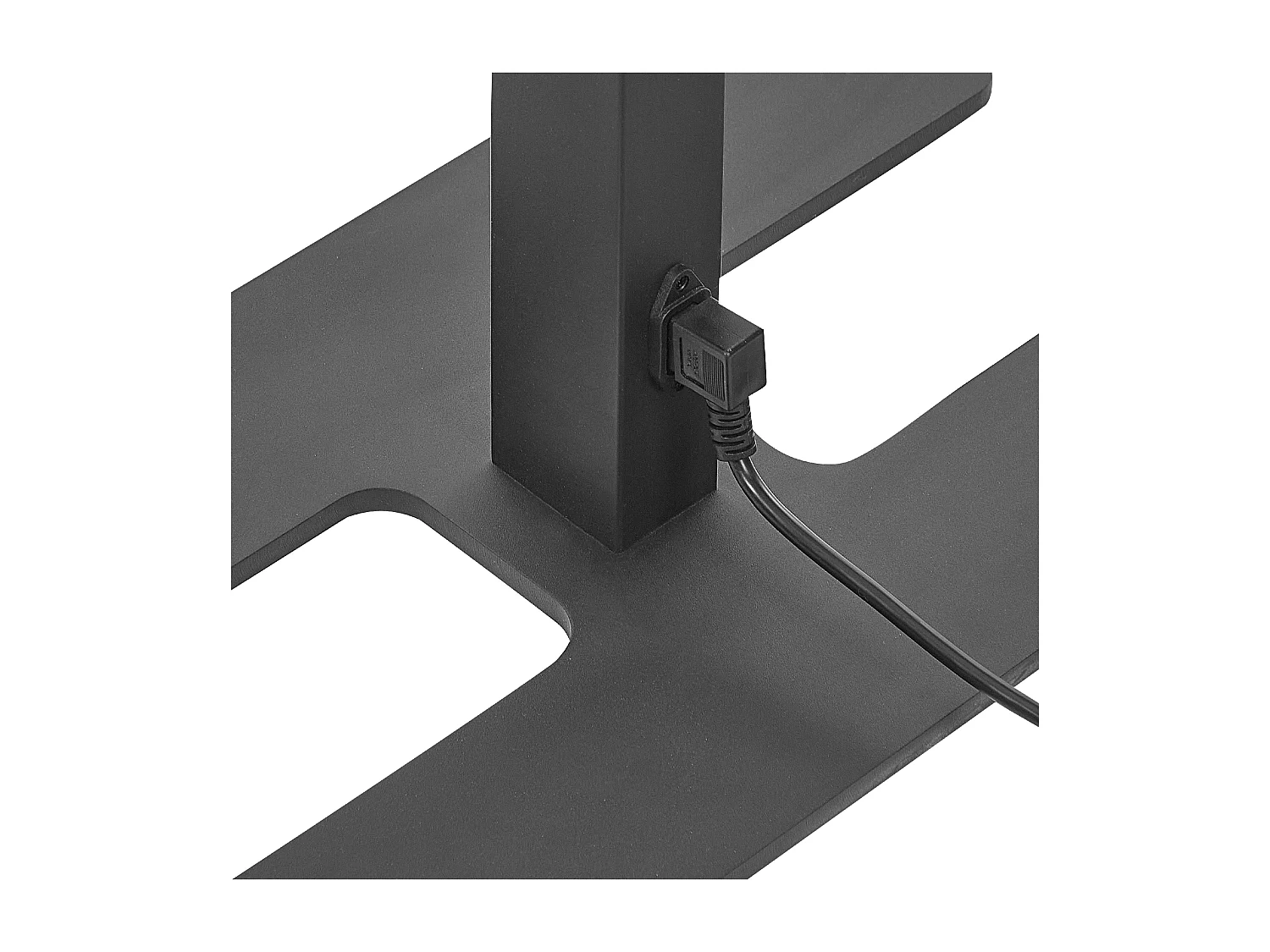 Candeeiro de pé LED SCULPTOR Com sensor de movimento Metal Preto