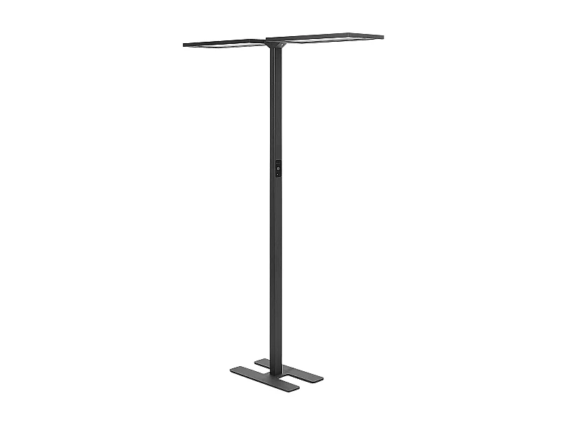 LED-Stehlampe Metall schwarz mit Bewegungsmelder Touch-Funktion dimmbar Sculptor