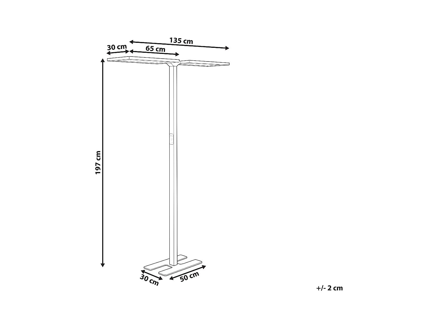LED Stehlampe SCULPTOR mit Bewegungsmelder Metall Silber