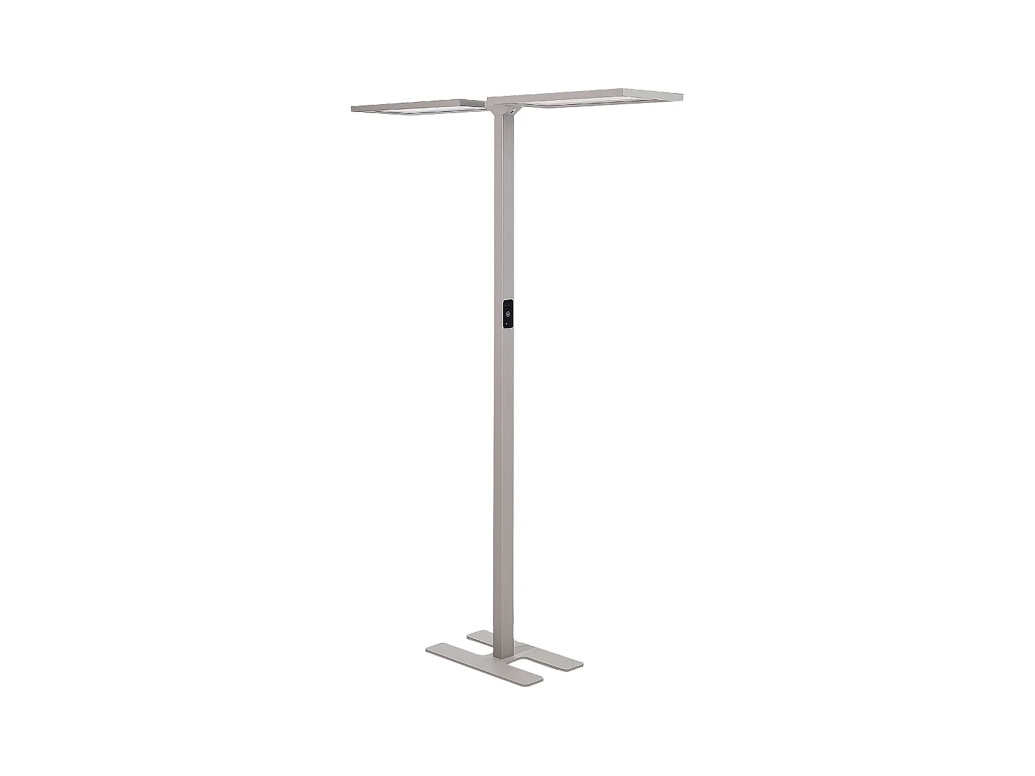 Lampadaire LED SCULPTOR Avec détecteur de mouvement Métal Argenté
