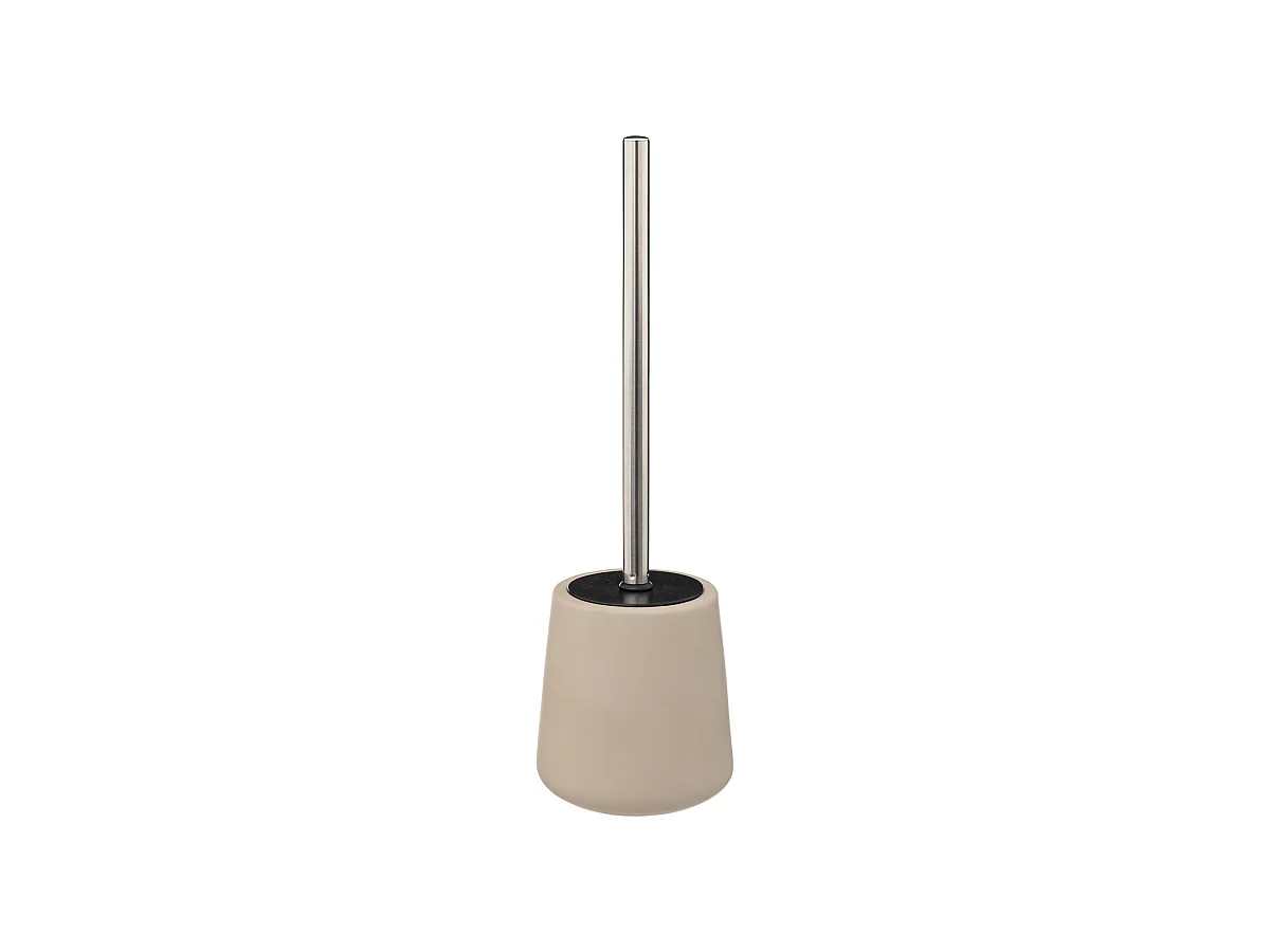 Brosse WC avec support en céramique Beige Lin