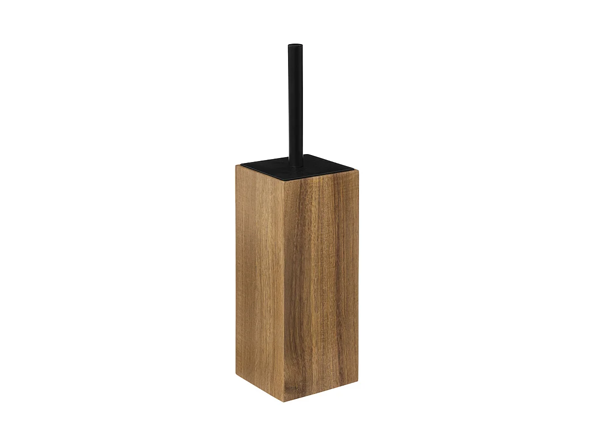 Brosse WC avec support en Bois