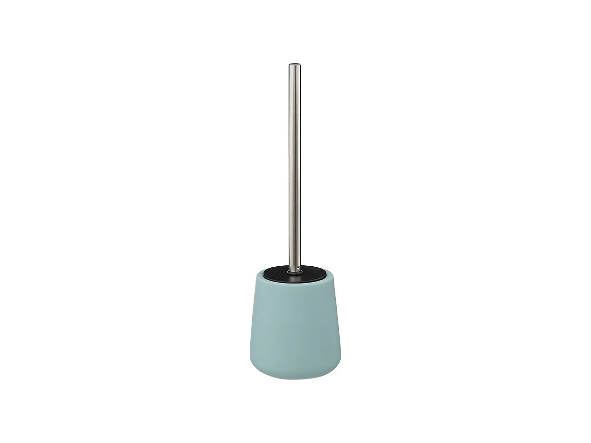 Brosse WC avec support en céramique Bleu artic