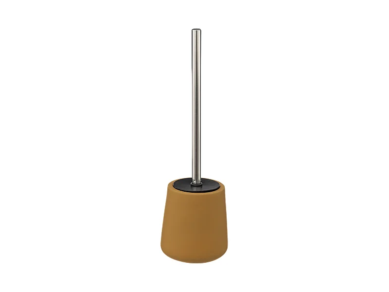 Brosse WC avec support en céramique Marron malt