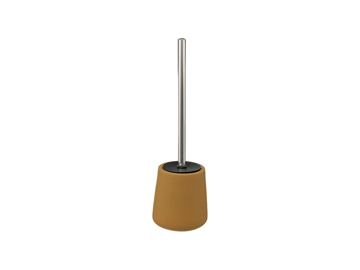 Brosse WC avec support en céramique Marron malt