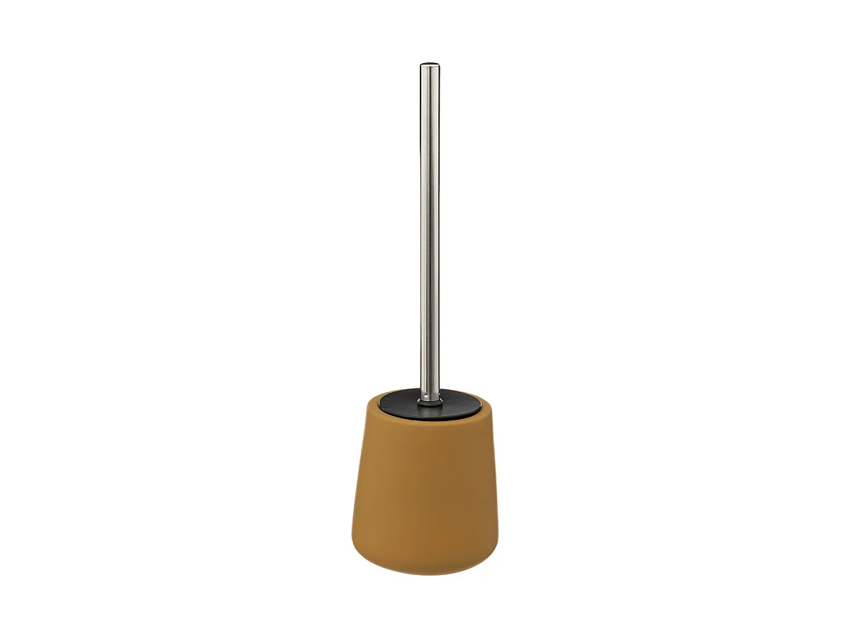 Brosse WC avec support en céramique Marron malt