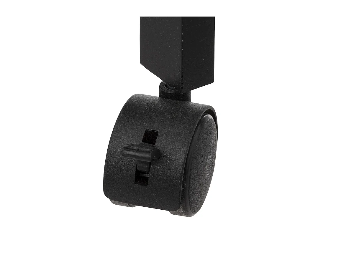 Desserte roulante 3 niveaux Noir Khol  H 75 cm idéale pour les petits espaces