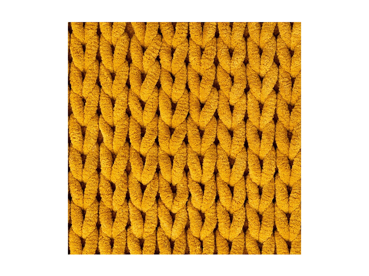 Tapis de Salle de Bain épais Jaune moutarde 50 x 75 cm