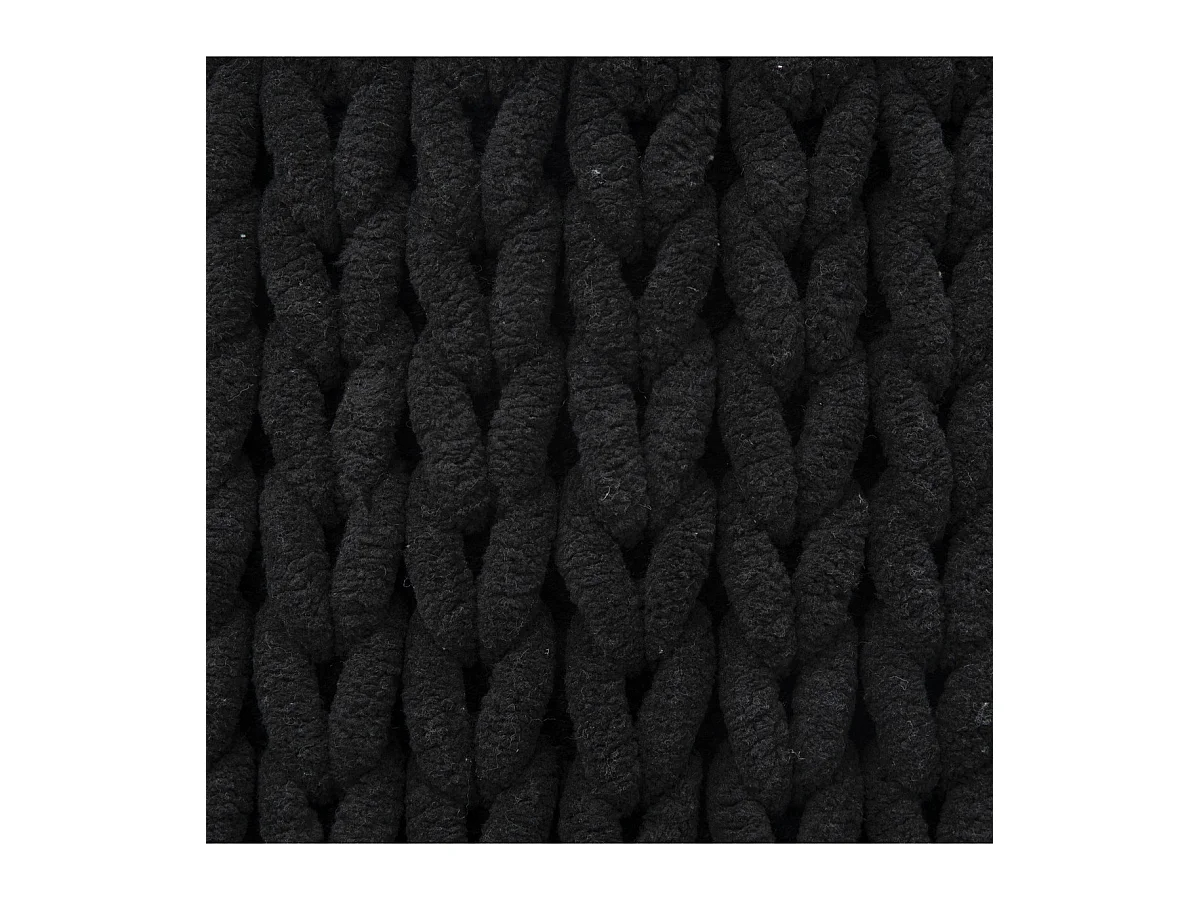 Tapis de Salle de Bain épais Noir 50 x 75 cm