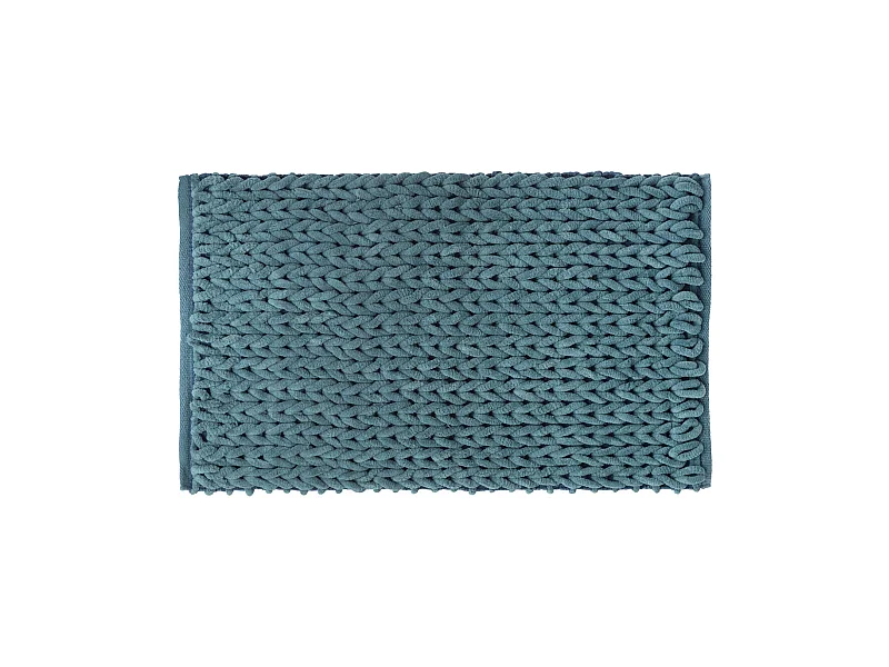Tapis de Salle de Bain épais Bleu 50 x 75 cm