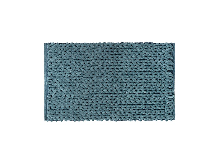Tapis de Salle de Bain épais Bleu 50 x 75 cm