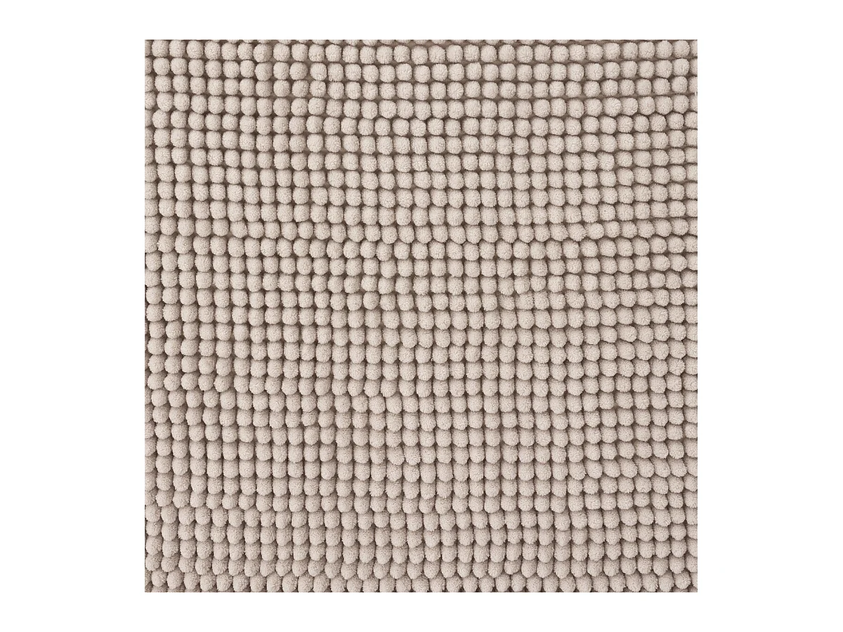 Tapis de Salle de bain Beige chenille 50 x 80 cm