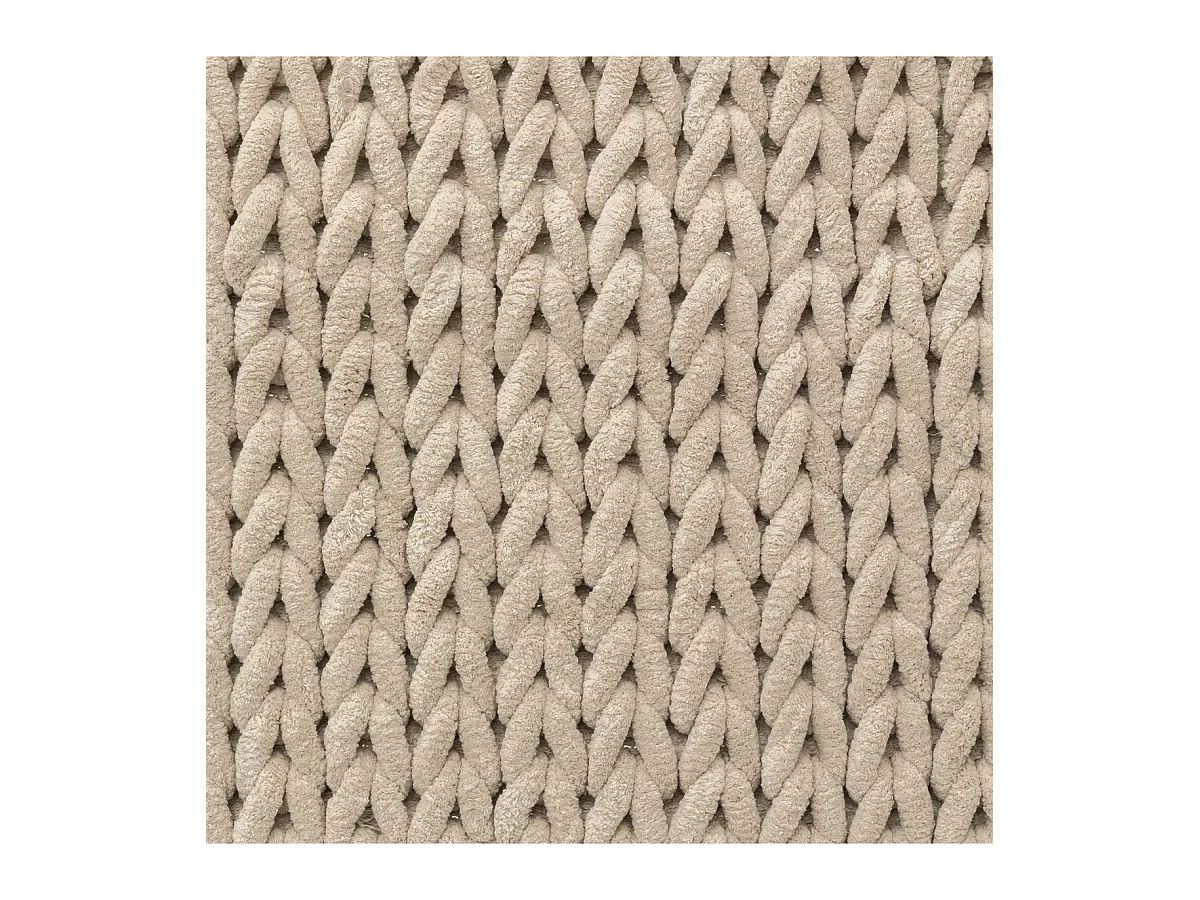 Tapis de Salle de Bain épais Beige 50 x 75 cm