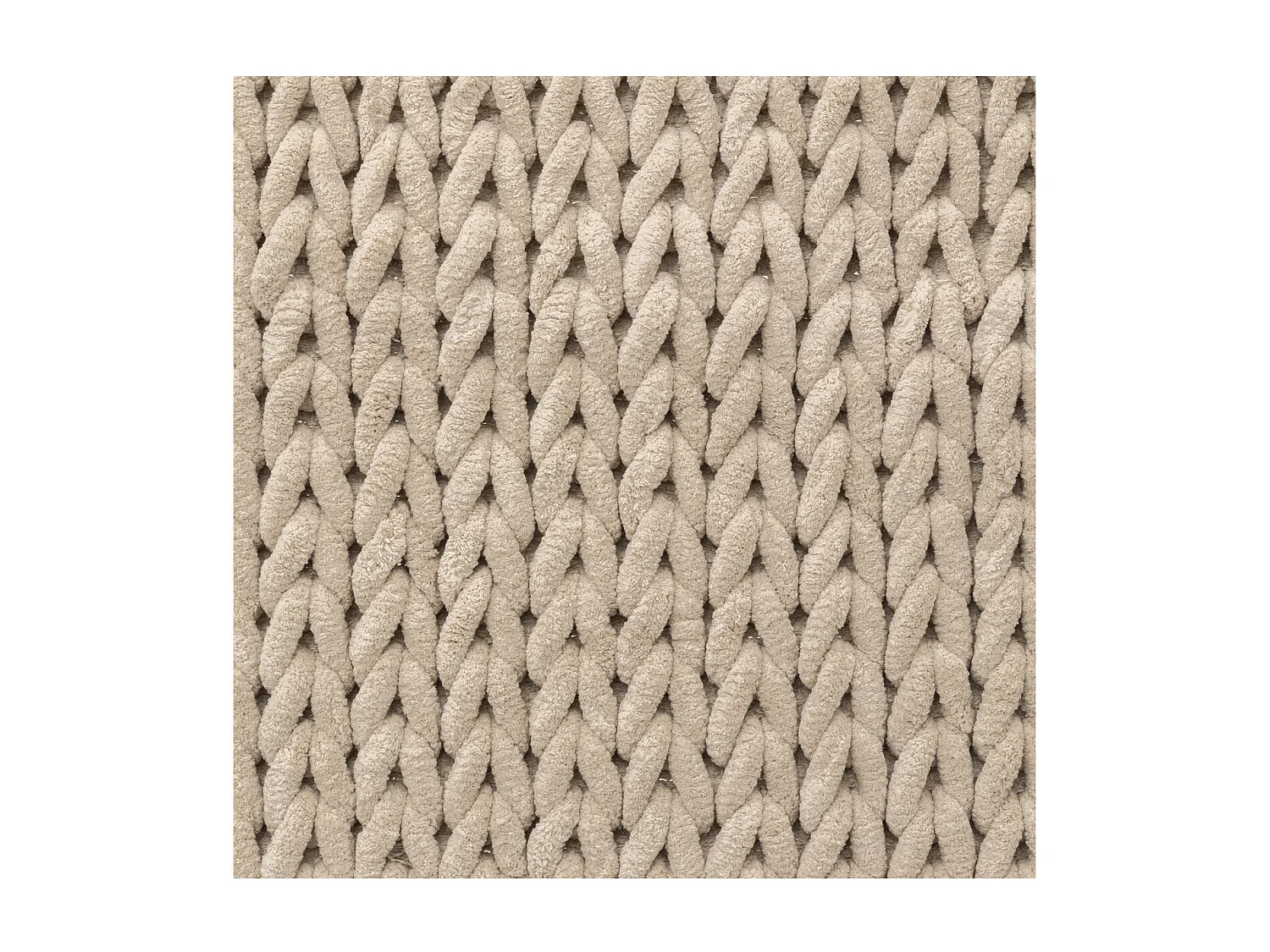 Tapis de Salle de Bain épais Beige 50 x 75 cm