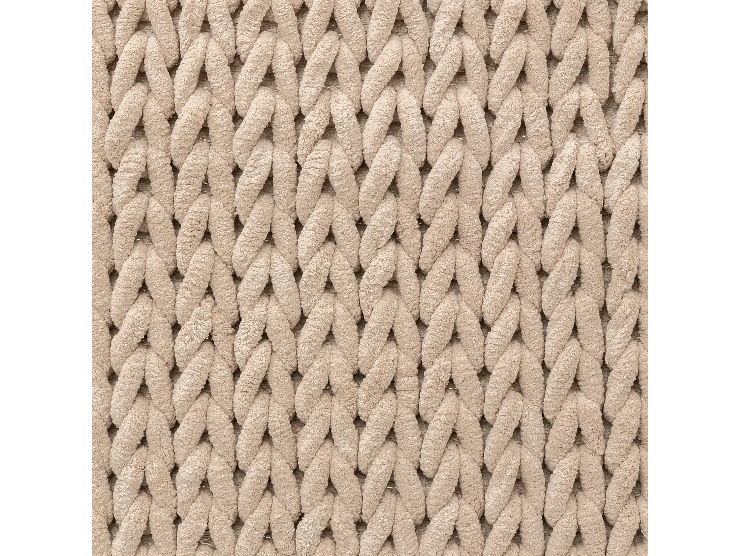 Tapis de Salle de Bain épais Beige 50 x 75 cm