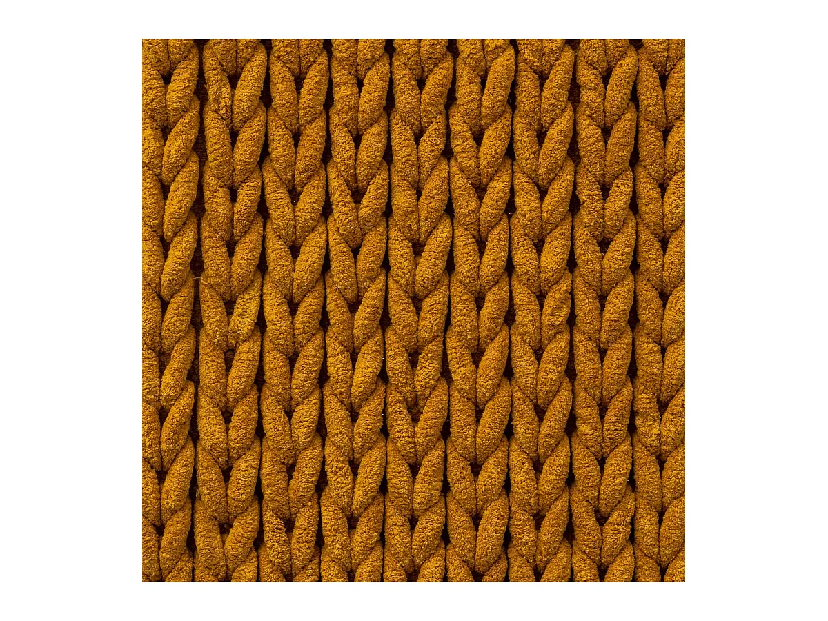 Grand Tapis de Salle de Bain épais Jaune moutarde 50 x 120 cm