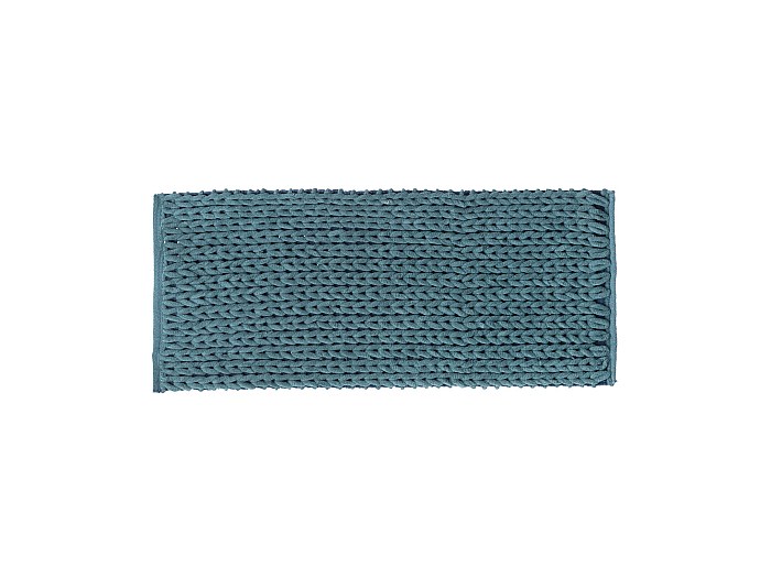 Grand Tapis de Salle de Bain épais Bleu 50 x 120 cm
