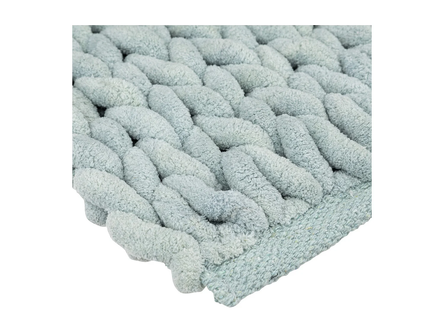 Tapis de Salle de Bain épais Bleu artic 50 x 75 cm