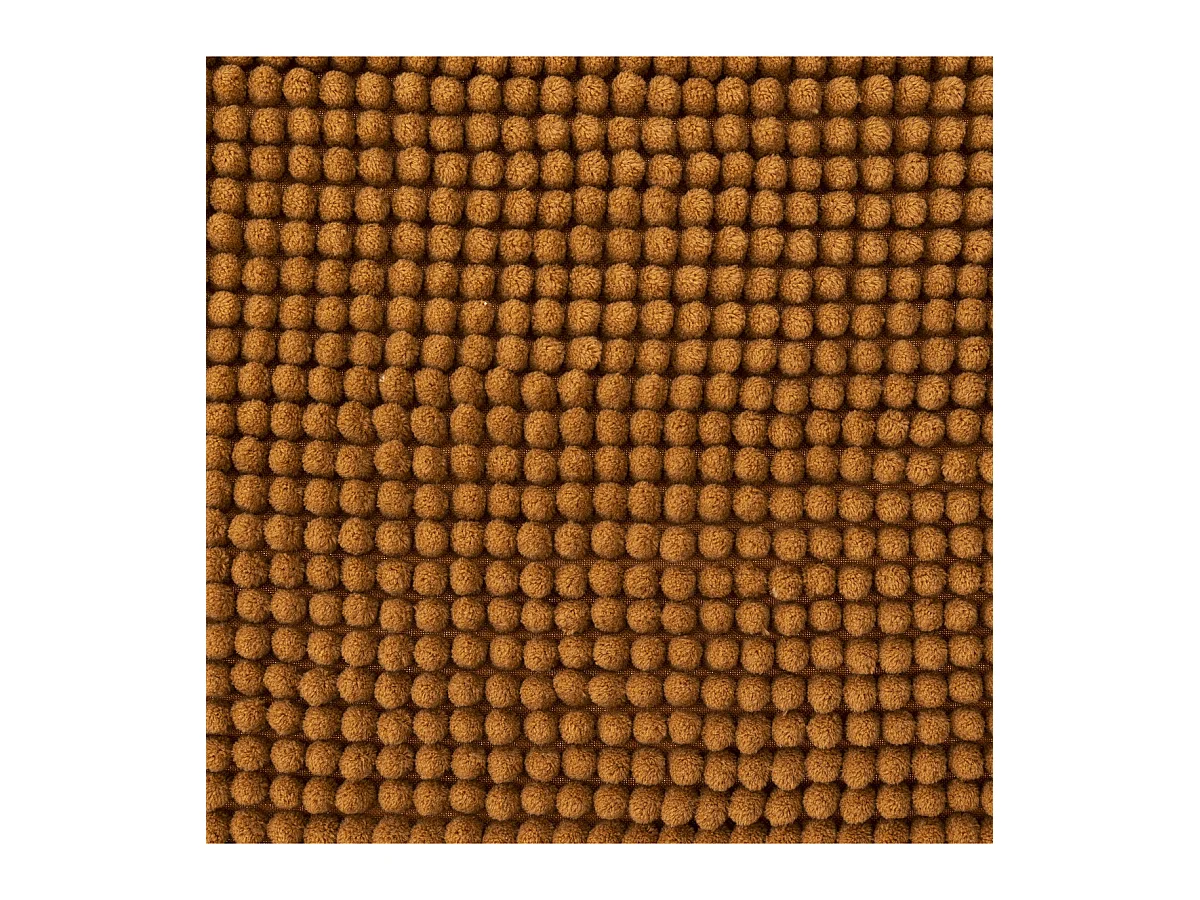 Tapis de Salle de bain Marron malt chenille 50 x 80 cm
