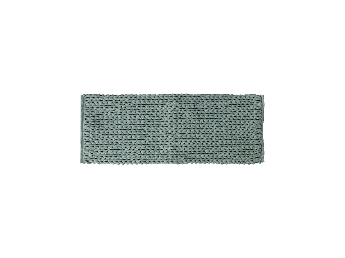 Grand Tapis de Salle de Bain épais Vert 50 x 120 cm